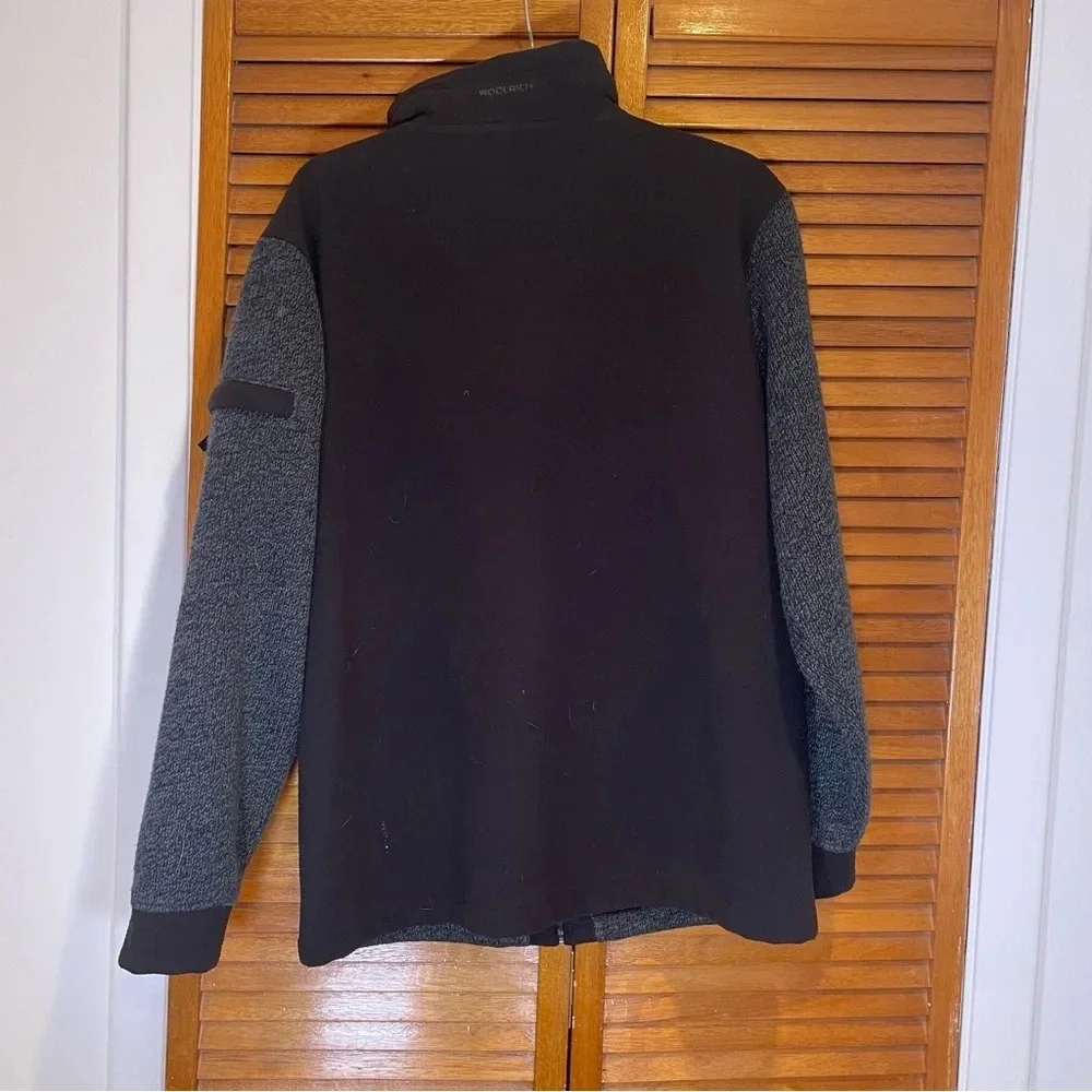 Woolrich Knit Fleece Combination Thick Jacket Multi Pocket Outdoors Warm Size M - Picture 6 of 8